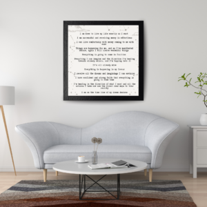 Grey Interior Wall Frame Mockup Instagram Post